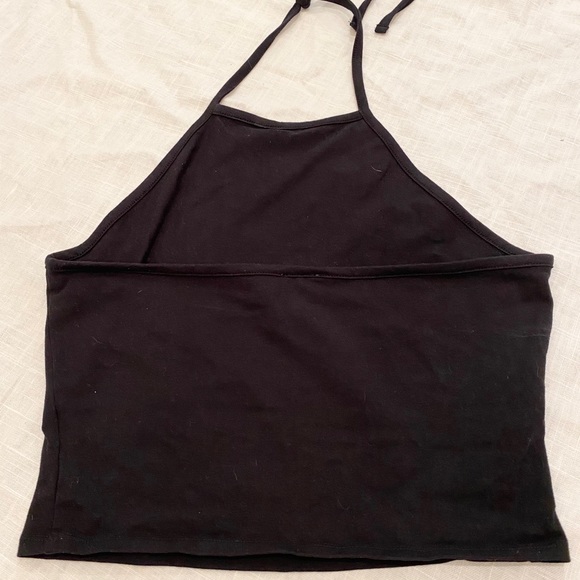 NWT Garage Black Halter Top - Picture 2 of 3